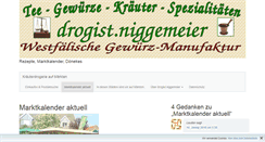 Desktop Screenshot of drogist-n.de